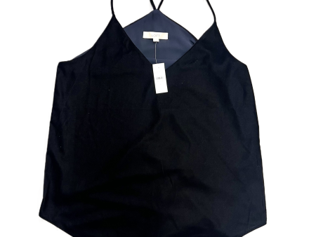 Black Top Sleeveless By Loft, Size: L For Sale