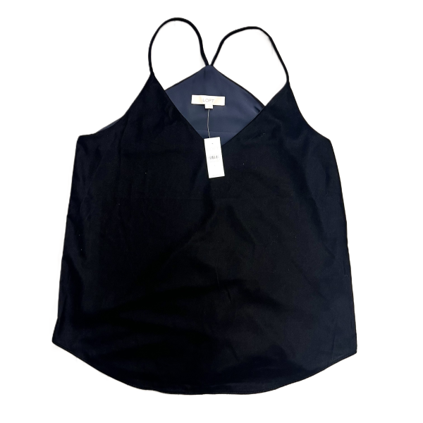 Black Top Sleeveless By Loft, Size: L For Sale