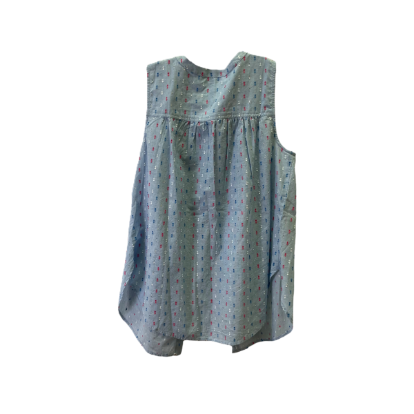 Blue Top Sleeveless By Loft, Size: S Hot on Sale