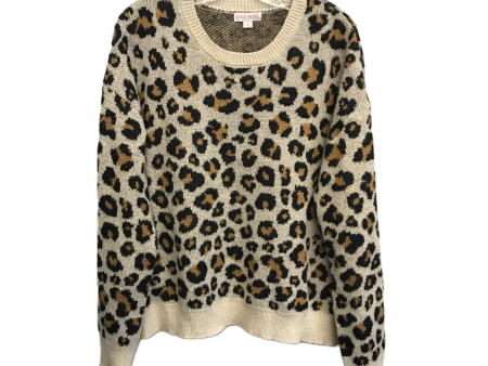 Animal Print Sweater By Knox Rose, Size: Xl Cheap