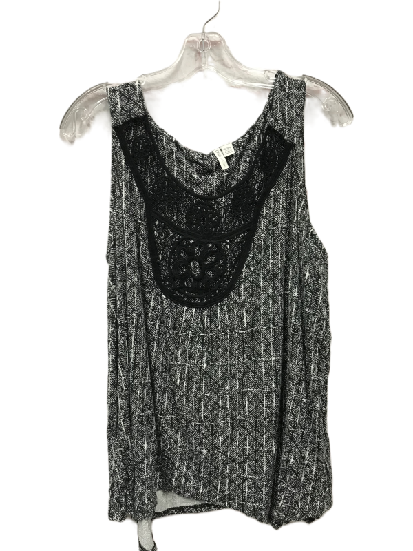 Black Top Sleeveless By Cato, Size: 1x Hot on Sale