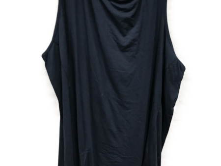 Blue Top Sleeveless Basic By Any Body, Size: 3x Fashion