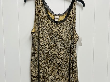 Animal Print Top Sleeveless Chicos, Size Xl Sale