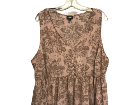 Floral Print Top Sleeveless By Torrid, Size: 2x on Sale