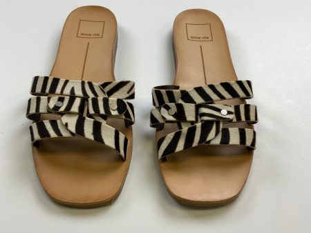 Animal Print Sandals Flip Flops Dolce Vita, Size 8 Discount