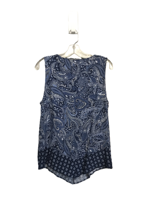 Blue Top Sleeveless By Westport, Size: L Online Hot Sale