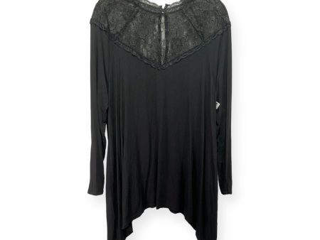 Black Top Long Sleeve Basic Torrid, Size 1x Hot on Sale