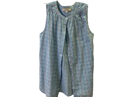 Blue Top Sleeveless By Loft, Size: S Hot on Sale